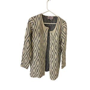 Oliver Women's Open Front Long Sleeve Duster Cardigan - Medium